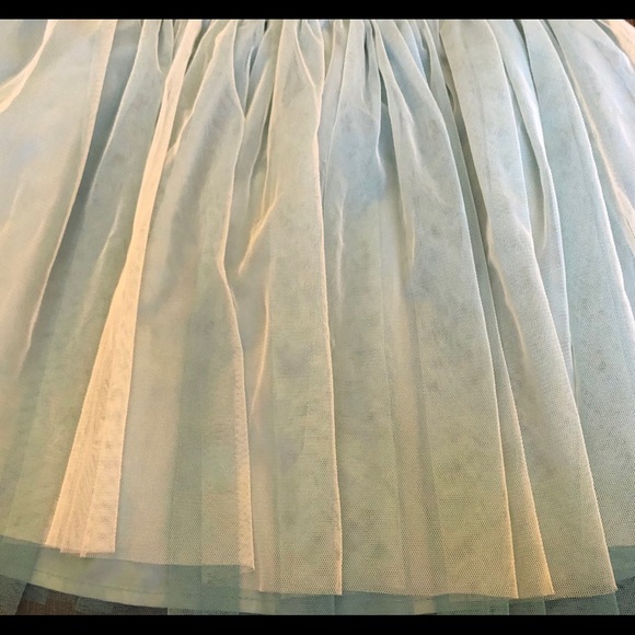 Chelsea Girls Tulle Skirt Light Teal Size 9/10 - Picture 3 of 4